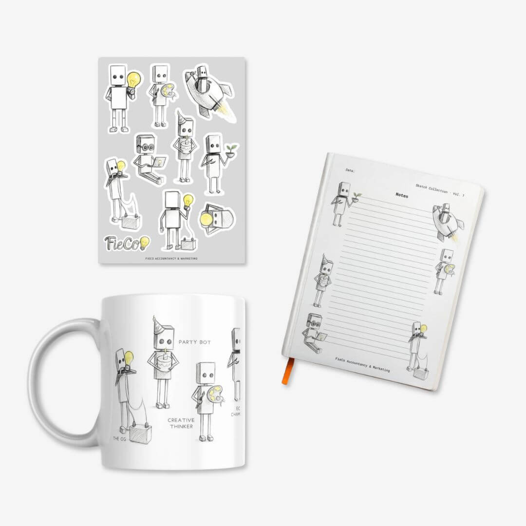 Sticker Sheet + Mug + Notepad (Productivity Bundle)